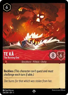 Te Ka - The Burning One 126/204/204