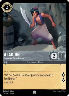 Aladdin - Cornered Swordsman 171/204/204