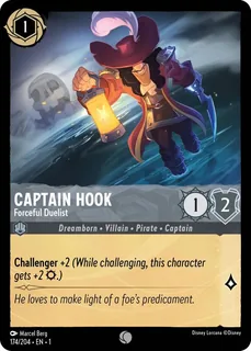 Captain Hook - Forceful Duelist 174/204/204