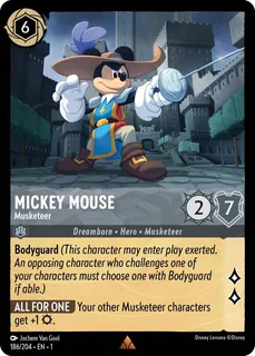 Mickey Mouse - Musketeer 186/204/204