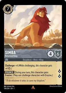 Simba - Returned King 189/204/204