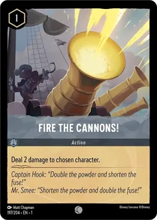 Fire the Cannons! 197/204/204