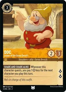 Doc - Leader of the Seven Dwarfs 5/204/204