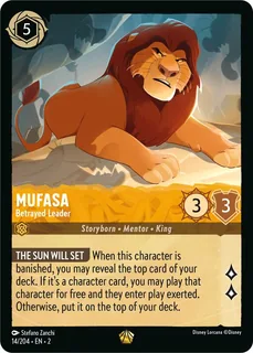 Mufasa - Betrayed Leader 14/204/204