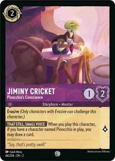 Jiminy Cricket - Pinocchio's Conscience 44/204/204