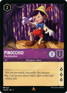 Pinocchio - Star Attraction 56/204/204