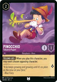 Pinocchio - Talkative Puppet 58/204/204