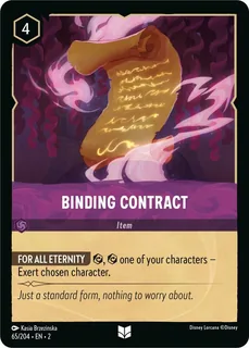 Binding Contract 65/204/204