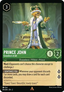 Prince John - Greediest of All 89/204/204