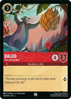 Baloo - Fun-Loving Bear 103/204/204