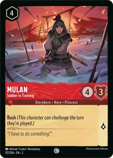 Mulan - Soldier in Training 117/204/204