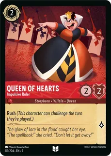 Queen of Hearts - Impulsive Ruler 119/204/204