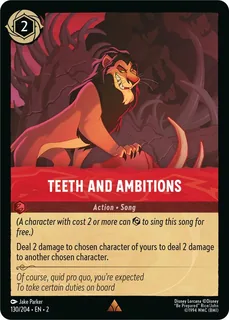 Teeth and Ambitions 130/204/204