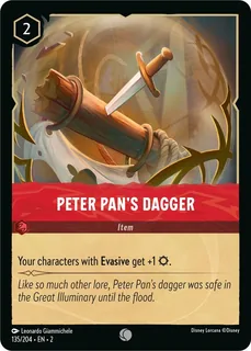 Peter Pan's Dagger 135/204/204