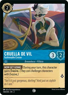 Cruella De Vil - Fashionable Cruiser 144/204/204
