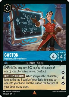Gaston - Intellectual Powerhouse 147/204/204