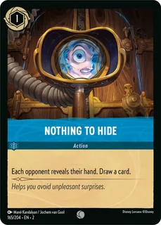 Nothing to Hide 165/204/204