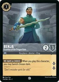 Benja - Guardian of the Dragon Gem 174/204/204