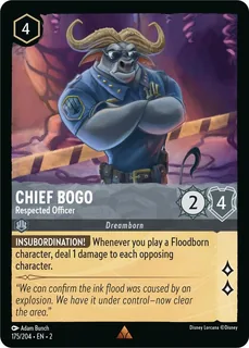 Chief Bogo - Respected Officer 175/204/204