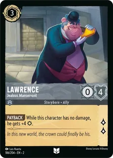 Lawrence - Jealous Manservant 186/204/204