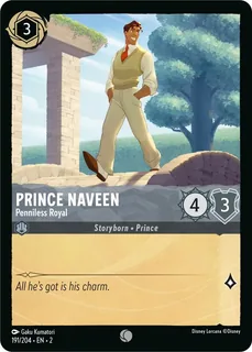 Prince Naveen - Penniless Royal 191/204/204