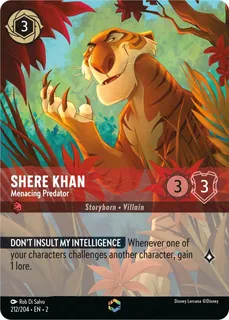 Shere Khan - Menacing Predator 212/204/204