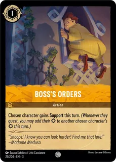 Boss's Orders 25/204/204