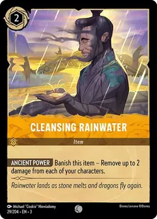 Cleansing Rainwater 29/204/204