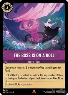 The Boss is on a Roll 63/204/204