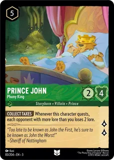 Prince John - Phony King 83/204/204