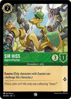 Sir Hiss - Aggravating Asp 86/204/204