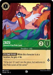 Zazu - Steward of the Pride Lands 93/204/204