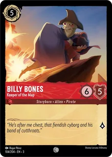Billy Bones - Keeper of the Map 104/204/204