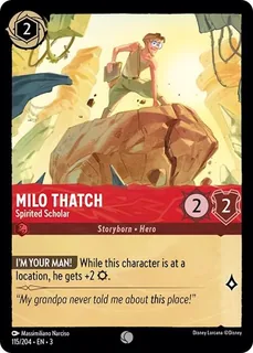 Milo Thatch - Spirited Scholar 115/204/204