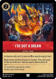 I've Got a Dream 129/204/204
