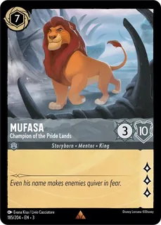Mufasa - Champion of the Pride Lands 185/204/204