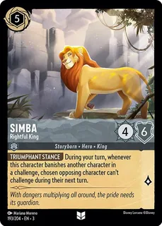 Simba - Rightful King 193/204/204