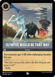 Olympus Would Be That Way 197/204/204