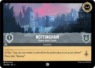 Nottingham - Prince John's Castle 203/204/204