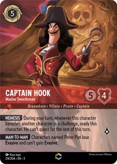 Captain Hook - Master Swordsman 214/204/204