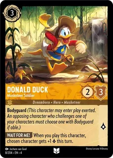 Donald Duck - Musketeer Soldier 8/204/204