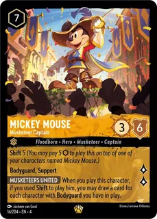 Mickey Mouse - Musketeer Captain 16/204/204