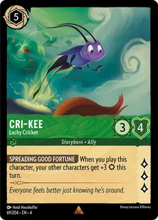 Cri-Kee - Lucky Cricket 69/204/204