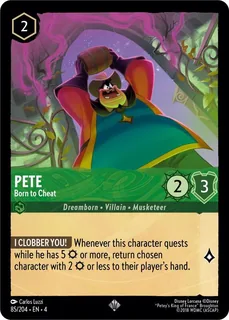 Pete - Born to Cheat 85/204/204