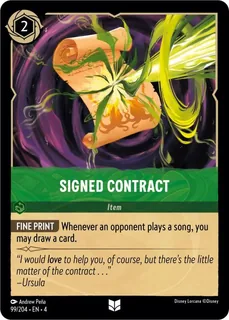Signed Contract 99/204/204