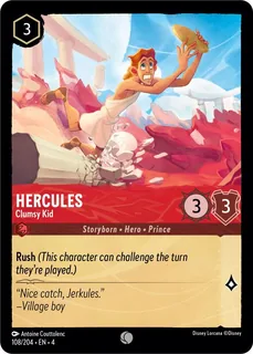 Hercules - Clumsy Kid 108/204/204