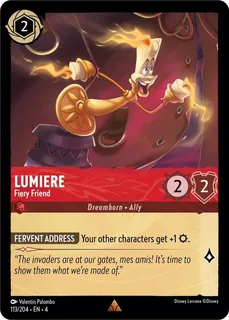 Lumiere - Fiery Friend 113/204/204