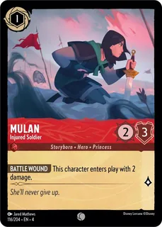 Mulan - Injured Soldier 116/204/204