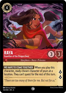 Raya - Guardian of the Dragon Gem 122/204/204