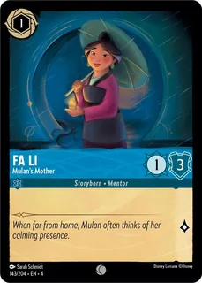 Fa Li - Mulan's Mother 143/204/204